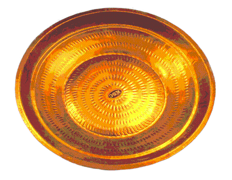 Brass Dance Plate