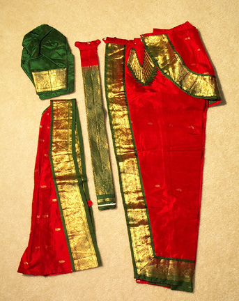 Custom Dance Dress - Dharmavaram Silk - Click Image to Close